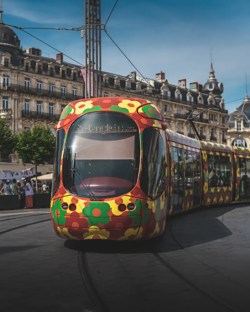 Tramway de Montpellier dans le centre-ville