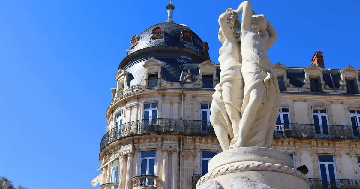 Centre-ville de Montpellier avec ses rues piétonnes animées